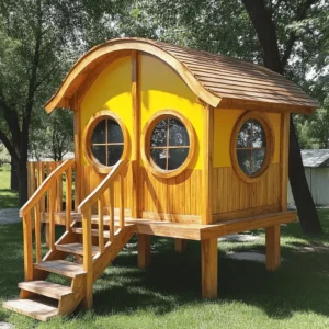 Las casas de juego exterior son espacios mágicos. Permiten a los niños explorar, crear y jugar. Son como pequeños castillos en el jardín. Los niños pueden soñar y vivir grandes aventuras. Jugar al aire libre es esencial para su desarrollo. Les ayuda a ser activos y saludables. Además, mejorar su imaginación y creatividad es clave.