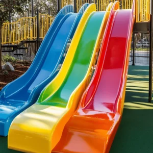 Los parques con toboganes son espacios divertidos. Aquí, los niños pueden jugar y explorar. Jugar al aire libre tiene muchos beneficios. Ayuda a los niños a hacer amigos. También mejora su salud y bienestar. Los parques ofrecen un lugar seguro para jugar y aprender.