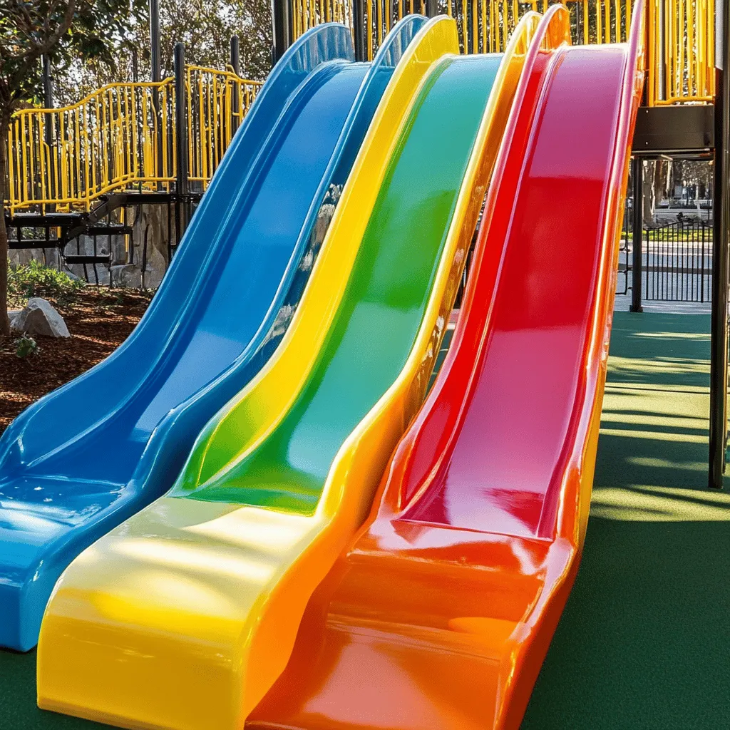 Los parques con toboganes son espacios divertidos. Aquí, los niños pueden jugar y explorar. Jugar al aire libre tiene muchos beneficios. Ayuda a los niños a hacer amigos. También mejora su salud y bienestar. Los parques ofrecen un lugar seguro para jugar y aprender.