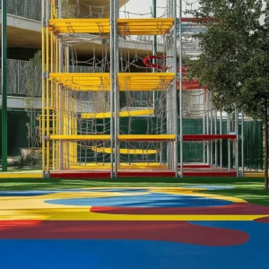 El juego es esencial para los niños. Ayuda a su desarrollo físico y social. Los parques infantiles ofrecen un espacio ideal para esto. Aquí, los niños pueden correr, saltar y explorar. Además, se hacen amigos y aprenden a compartir. Un parque bien diseñado atrae a los pequeños y les da seguridad.