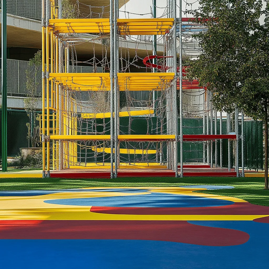 El juego es esencial para los niños. Ayuda a su desarrollo físico y social. Los parques infantiles ofrecen un espacio ideal para esto. Aquí, los niños pueden correr, saltar y explorar. Además, se hacen amigos y aprenden a compartir. Un parque bien diseñado atrae a los pequeños y les da seguridad.
