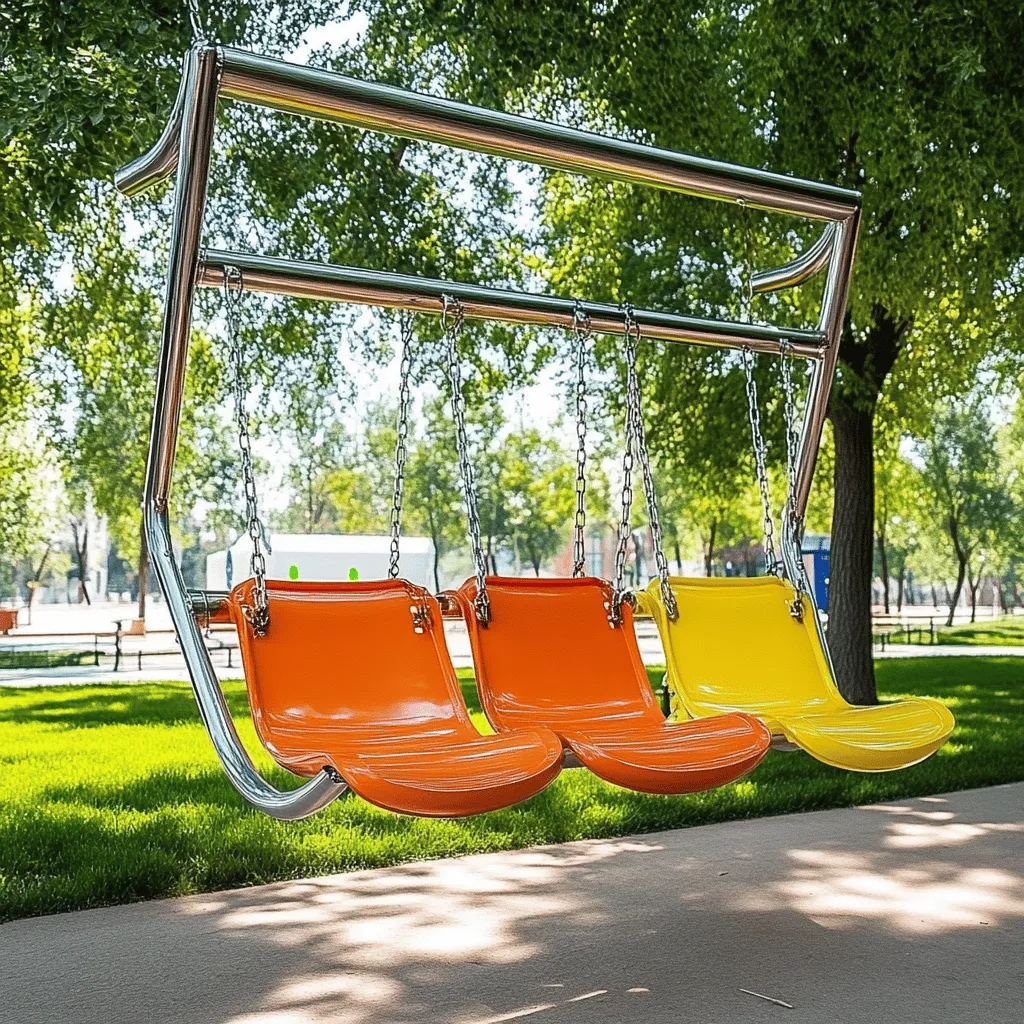 Los columpios bar son asientos colgantes que se colocan en bares o restaurantes. Tienen un diseño divertido y atractivo. Son ideales para crear un ambiente relajado y social. Los clientes pueden disfrutar de bebidas mientras se balancean. Este tipo de mobiliario urbano mezcla diversión y funcionalidad.