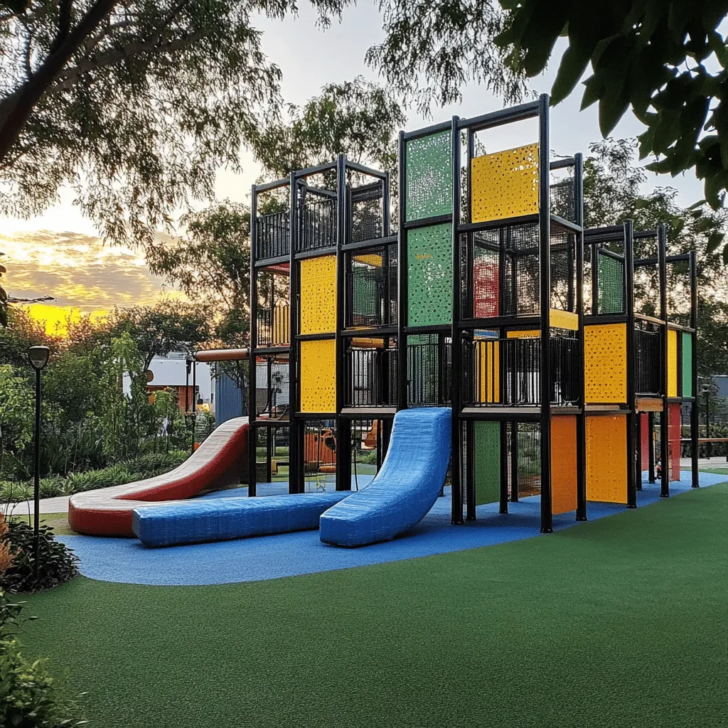 Un parque infantil es un lugar donde los niños juegan y aprenden. Es un espacio lleno de risas, juegos y aventuras. Cada parque tiene columpios, toboganes y áreas para escalar. Estos equipos ayudan a los niños a ser activos y a socializar con otros. La importancia del juego al aire libre es enorme. Jugar en un parque ayuda a los niños a desarrollar habilidades físicas y sociales.