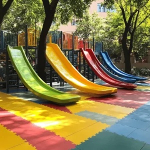 Un playground parque infantil debe ser un lugar seguro y divertido. Cada elemento que lo compone cuenta. Aquí te cuento sobre los diez elementos esenciales que no pueden faltar.