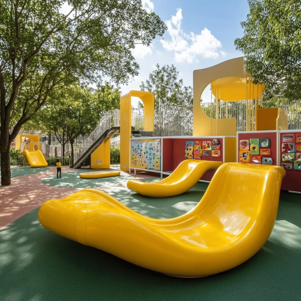 Cuando busques un parque infantil, presta atención a la seguridad. Verifica que cumpla con normativas de seguridad. Las estructuras deben ser fuertes y estables. Los materiales deben ser resistentes y no tóxicos. Un buen parque debe tener columpios y toboganes variados. Deben adaptarse a diferentes edades y habilidades.