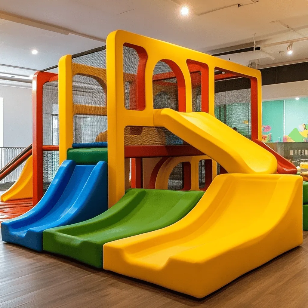 Un parque interior para niños es un lugar donde pueden jugar y explorar. Estos espacios están diseñados para que los pequeños se diviertan de forma segura. En un parque interior, los niños pueden trepar, deslizarse y correr sin preocupaciones.