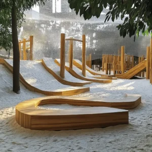 Los parques de arena son espacios mágicos donde los niños juegan y aprenden. En estos lugares, la arena se convierte en un gran aliado para la creatividad. Los niños pueden construir castillos, cavar túneles y dejar volar su imaginación. Además, estos parques suelen incluir estructuras de juegos, como toboganes y túneles, que añaden diversión extra.