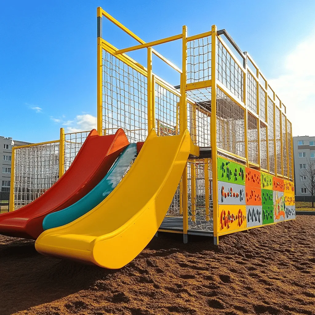 Los parques infantiles son lugares mágicos. Aquí, los niños pueden correr, saltar y jugar. El aire fresco y el sol en sus caras hacen que cada visita sea especial. Jugar al aire libre tiene muchos beneficios. Los niños aprenden a socializar y a compartir. También mejoran su salud física y mental.