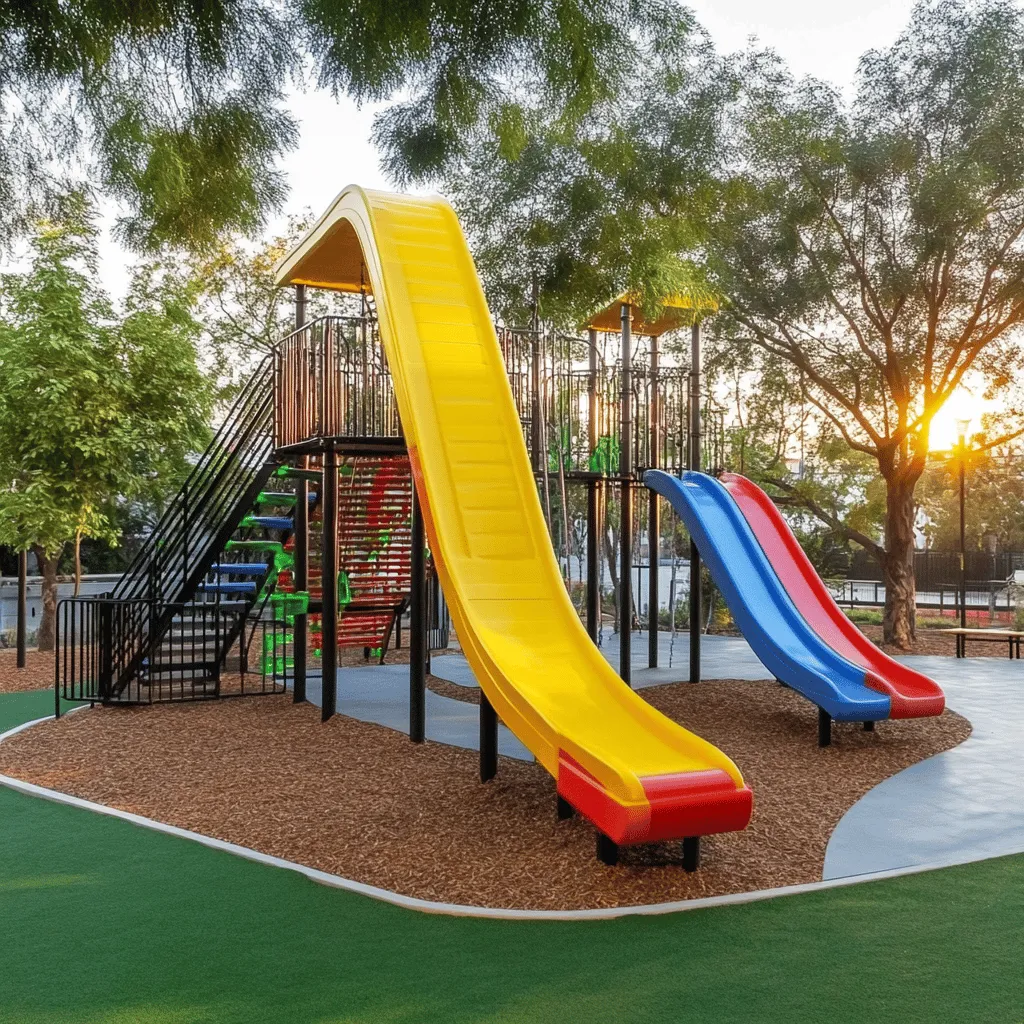 Los parques de juegos infantiles son esenciales para el desarrollo de los niños. Aquí, pueden correr, saltar y jugar. Estos espacios al aire libre ofrecen un refugio de diversión. A los niños les encanta explorar y hacer nuevos amigos. El juego al aire libre mejora su salud física y mental. También ayuda a fortalecer su creatividad.