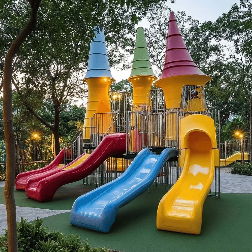 Los parques para niños son espacios mágicos. Aquí, la diversión y el aprendizaje se dan la mano. Los niños pueden correr, saltar y explorar. Además, hacen amigos mientras juegan. Un parque bien diseñado puede ser el lugar perfecto para el desarrollo infantil.