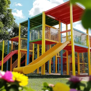 Para que un parque infantil sea ideal, debe tener características específicas. Primero, el diseño inclusivo es muy importante. Esto significa que todos los niños, sin importar sus habilidades, pueden jugar. Por ejemplo, los parques deben tener juegos accesibles para niños con discapacidades. Así, todos pueden divertirse juntos.