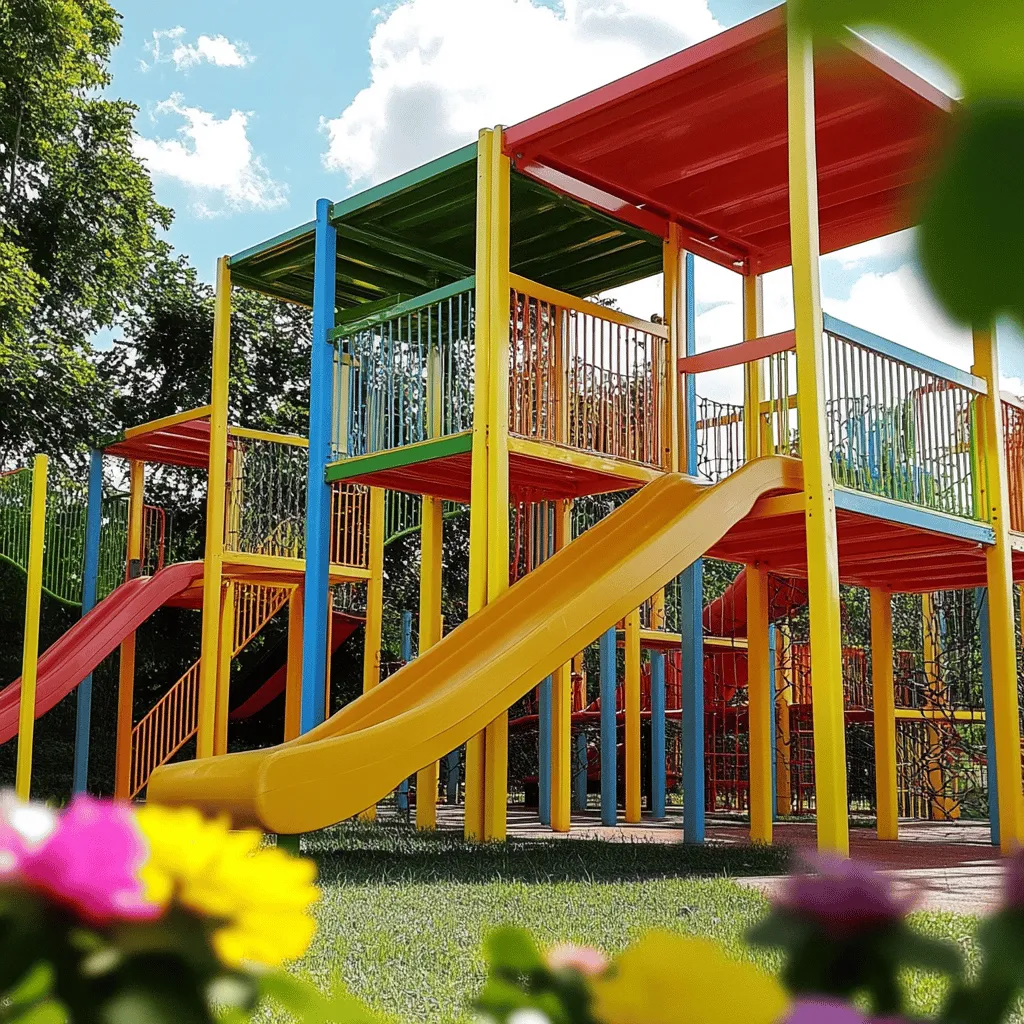Para que un parque infantil sea ideal, debe tener características específicas. Primero, el diseño inclusivo es muy importante. Esto significa que todos los niños, sin importar sus habilidades, pueden jugar. Por ejemplo, los parques deben tener juegos accesibles para niños con discapacidades. Así, todos pueden divertirse juntos.