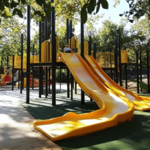 Los parques de juego son lugares mágicos. Aquí, los niños pueden correr, saltar y explorar. Jugar al aire libre es esencial para el desarrollo de los pequeños. Les ayuda a ser más fuertes y felices. Además, fomenta la amistad y el trabajo en equipo. Los niños aprenden a compartir y a esperar su turno. Esto es vital para su crecimiento emocional.