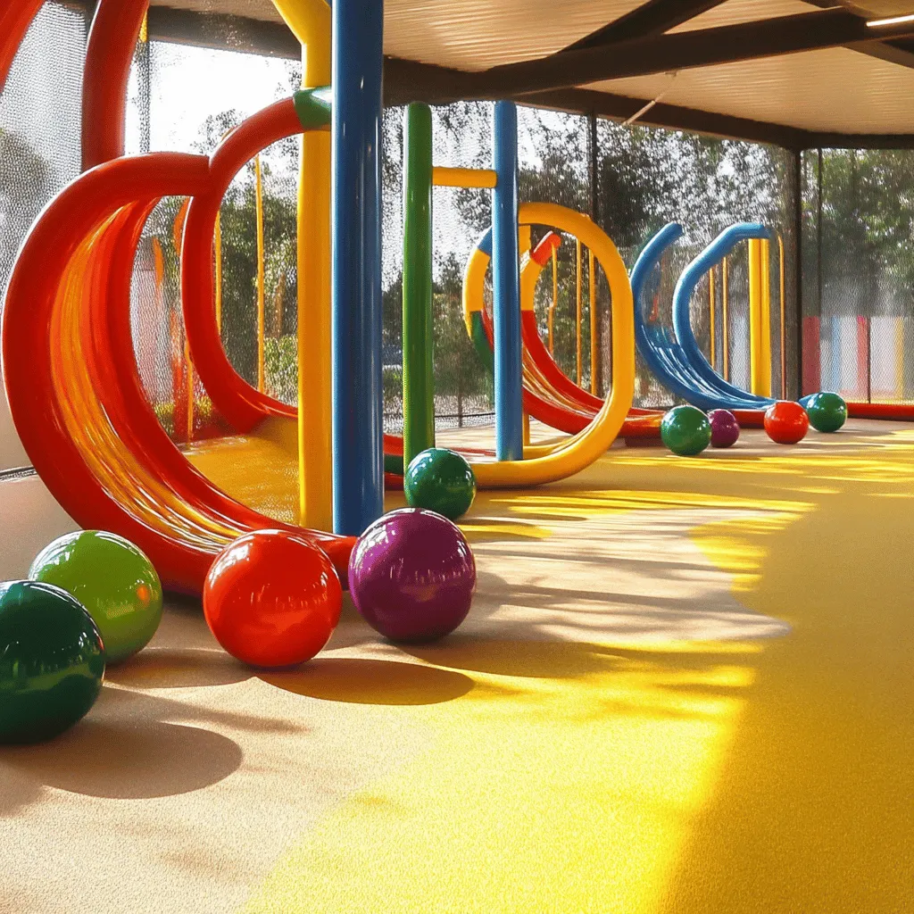 Un parque de bolas es un lugar lleno de diversión. Los niños juegan en un área segura con muchas bolas de colores. Estos parques tienen estructuras donde pueden escalar, deslizarse y correr. Los parques de bolas son espacios diseñados para que los niños se diviertan mientras aprenden a jugar juntos. Aquí, la seguridad siempre es prioridad. En un buen parque de bolas, los niños pueden explorar y disfrutar sin riesgo de caerse.